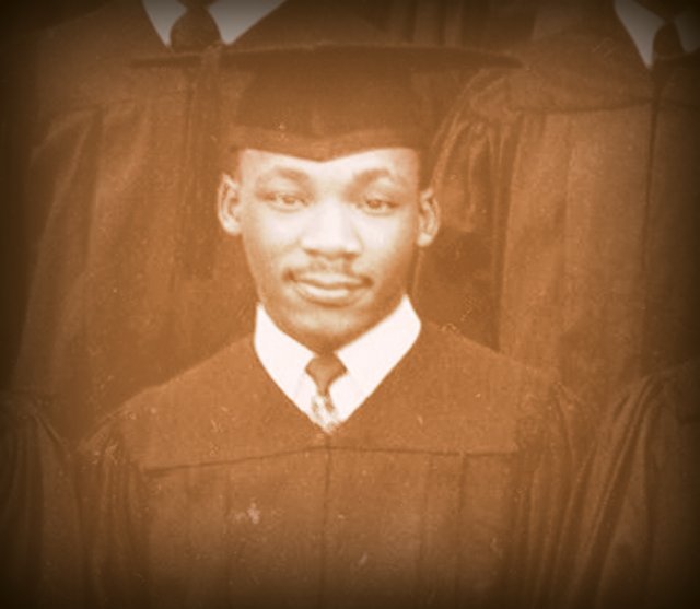 Martin Luther King jr. graduating from Morehouse College