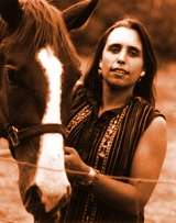 winona laduke with horse