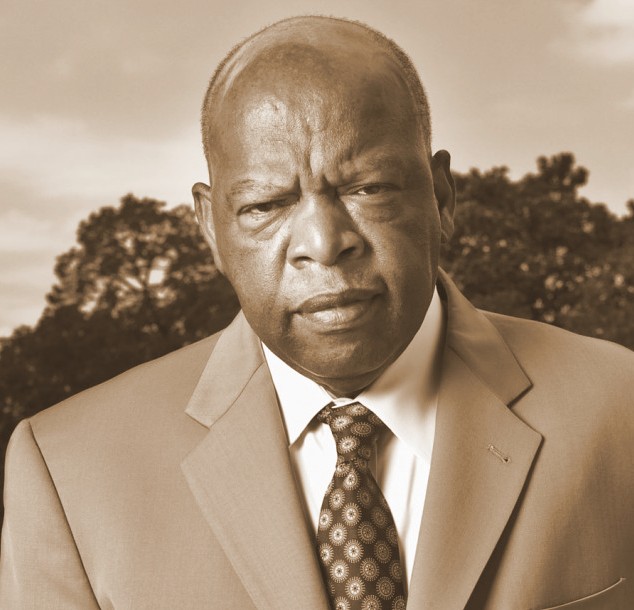 John Lewis, chairman of the Student Nonviolent Coordinating Committee)