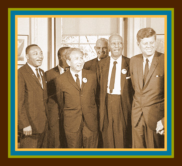 President Kennedy meets Martin Luther King JR.
