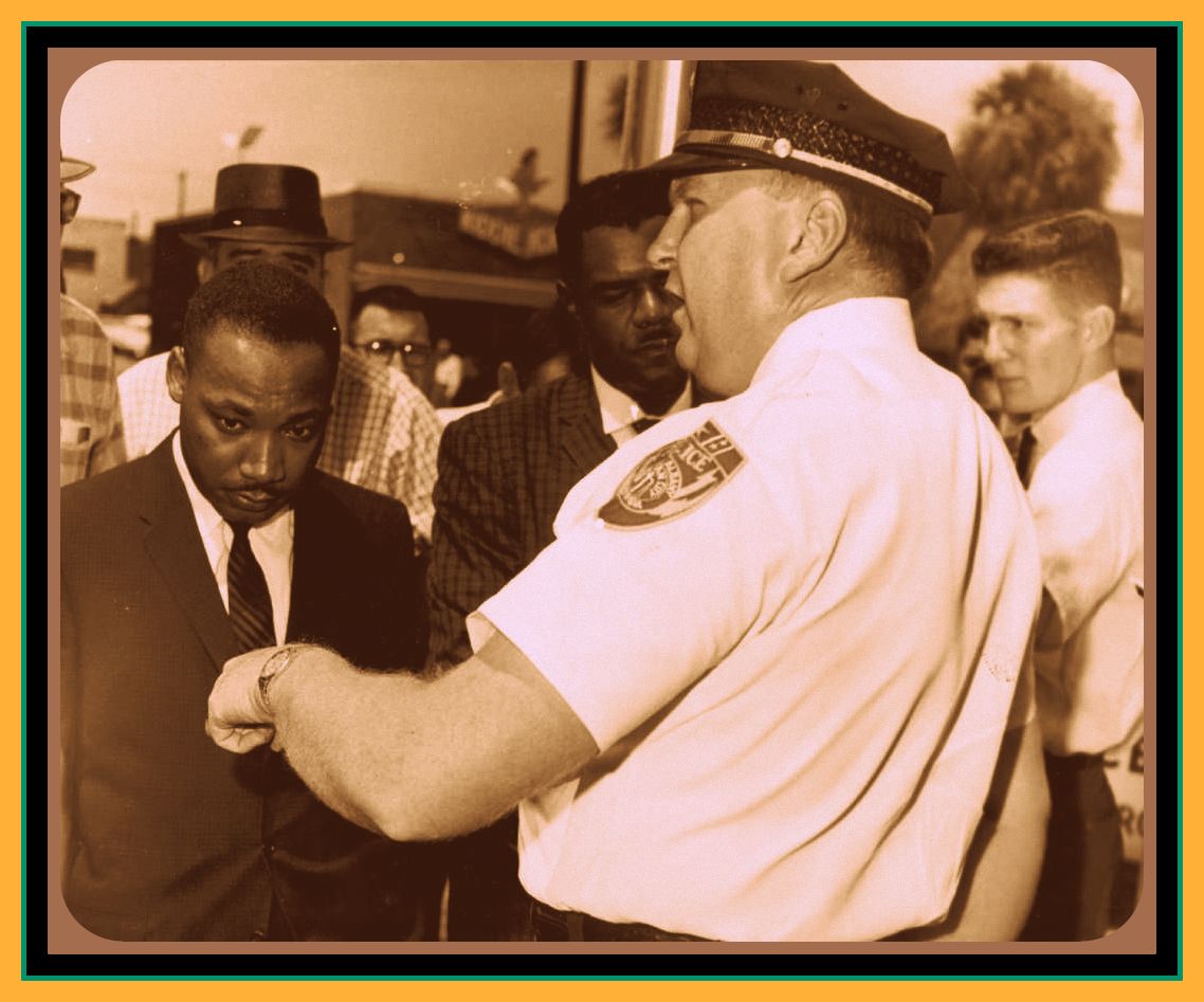 Selma police chief Laurie lectures King
