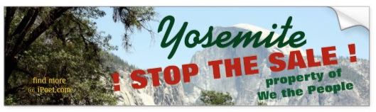 STOP THE SALE OF YOSEMITE PARK